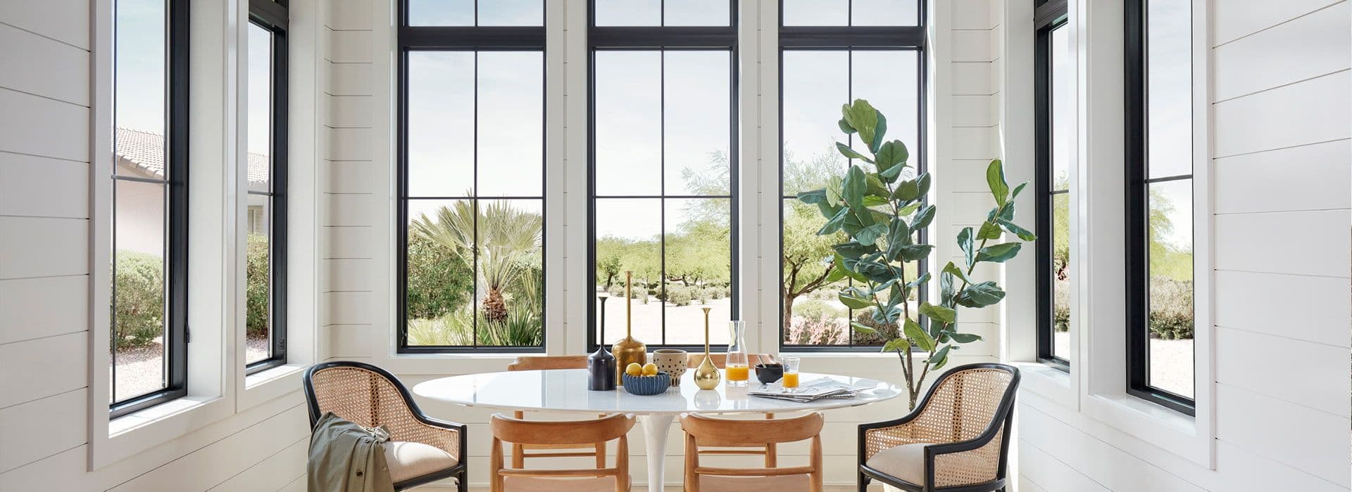 Windows in Dining Area