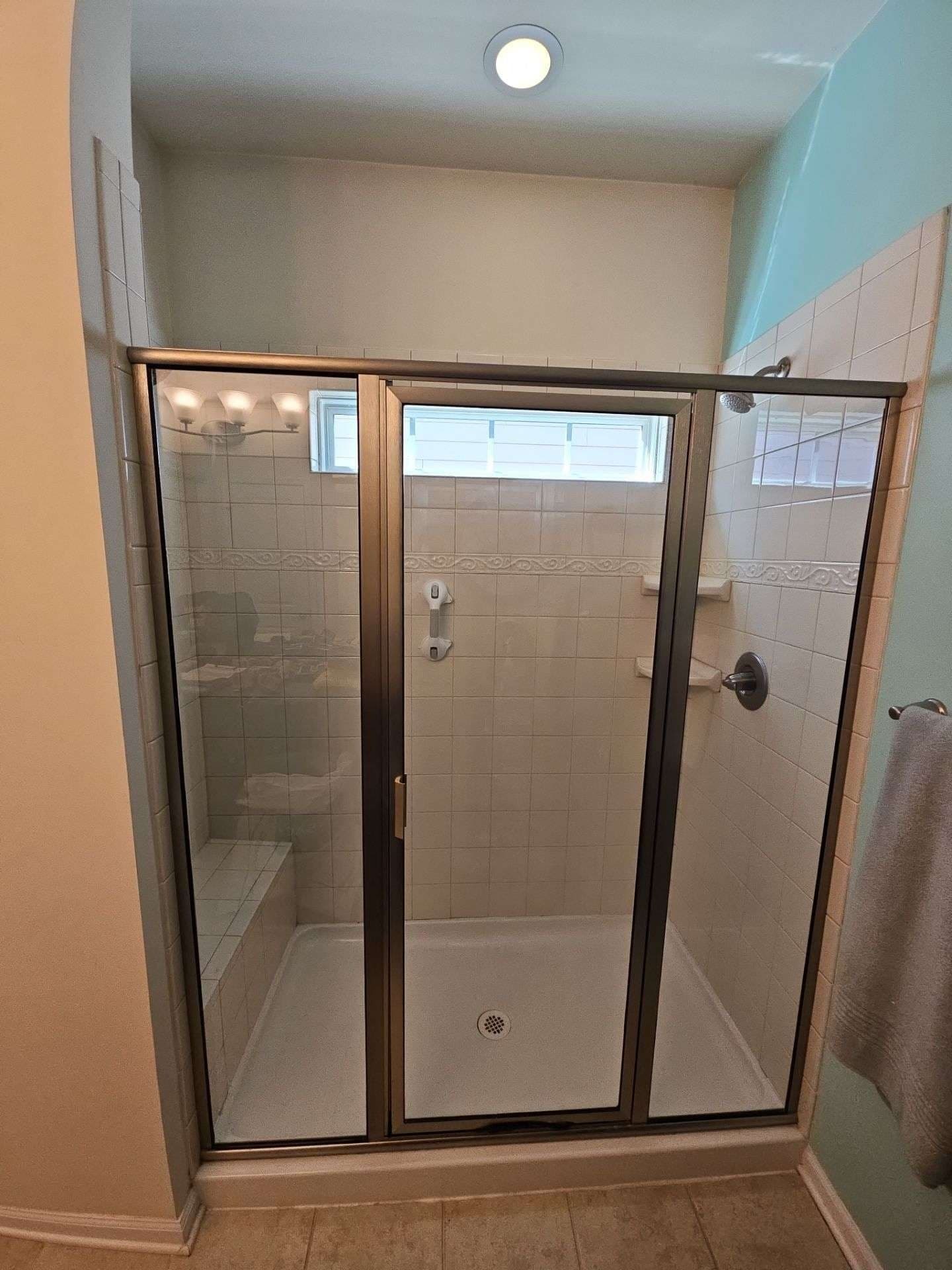 Shower Door In Bathroom
